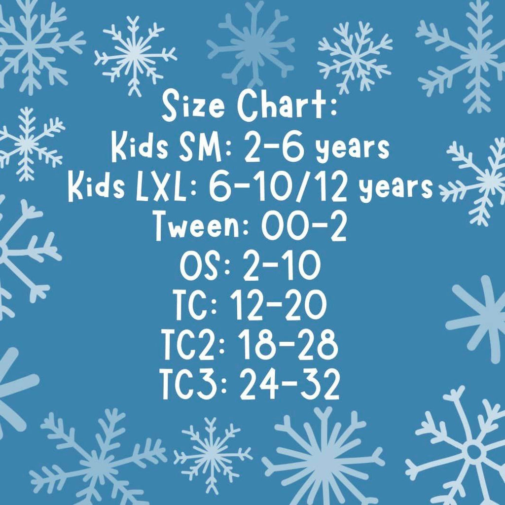 Ready To Ship - Blue Guy Santa Leggings