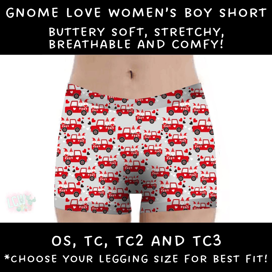 Ready To Ship - Gnome Love Boy Shorts