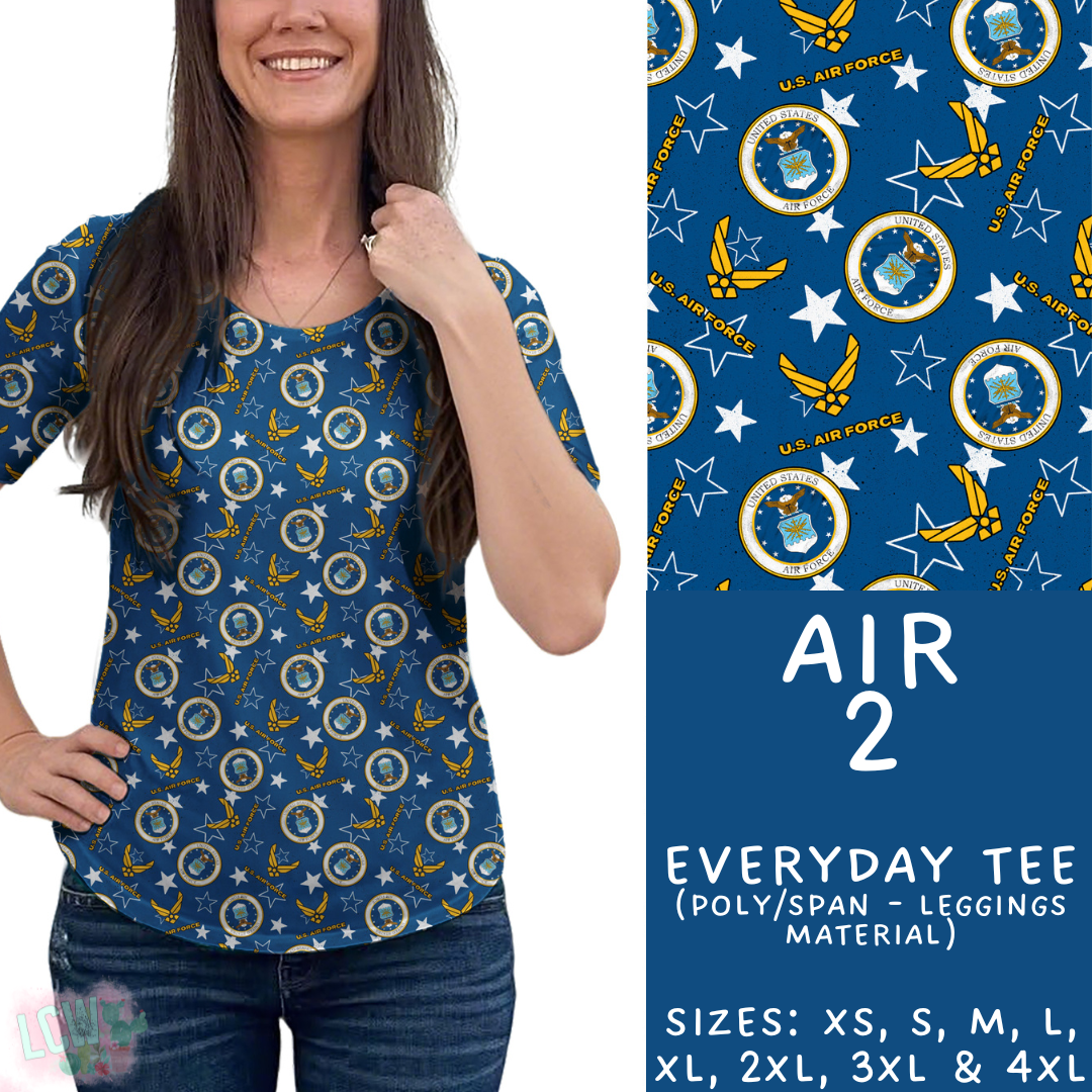 Batch #414 - Military 2 Collection - Closes 9/17 - ETA early Nov - Air 2 Everyday Tee