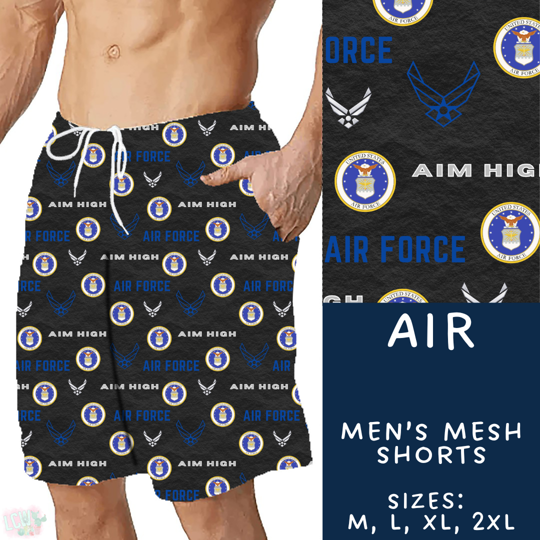 Batch #414 - Military 2 Collection - Closes 9/17 - ETA early Nov - Air Men's Shorts
