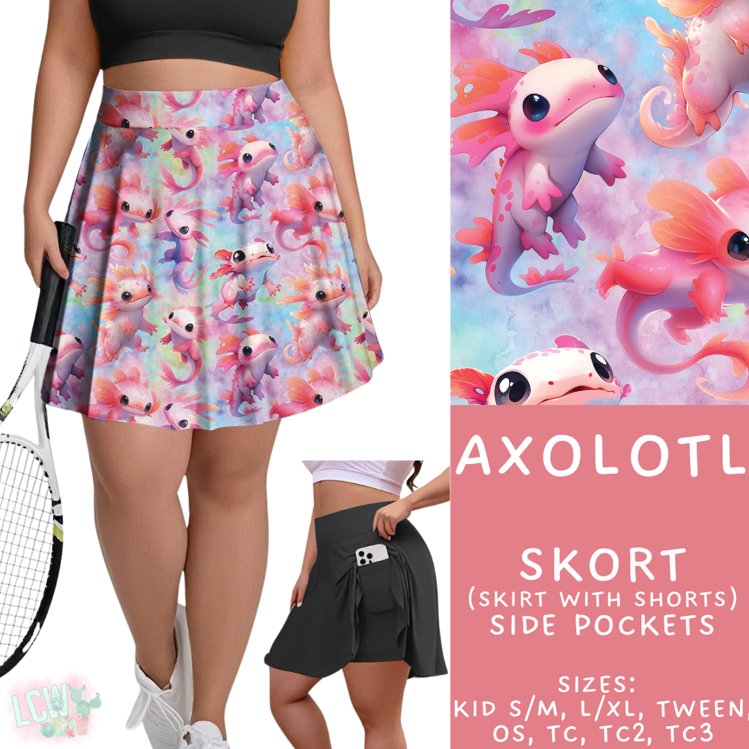 Batch #411 - July Request Run - Closes 9/11 - ETA late October -  Axolotl Skort