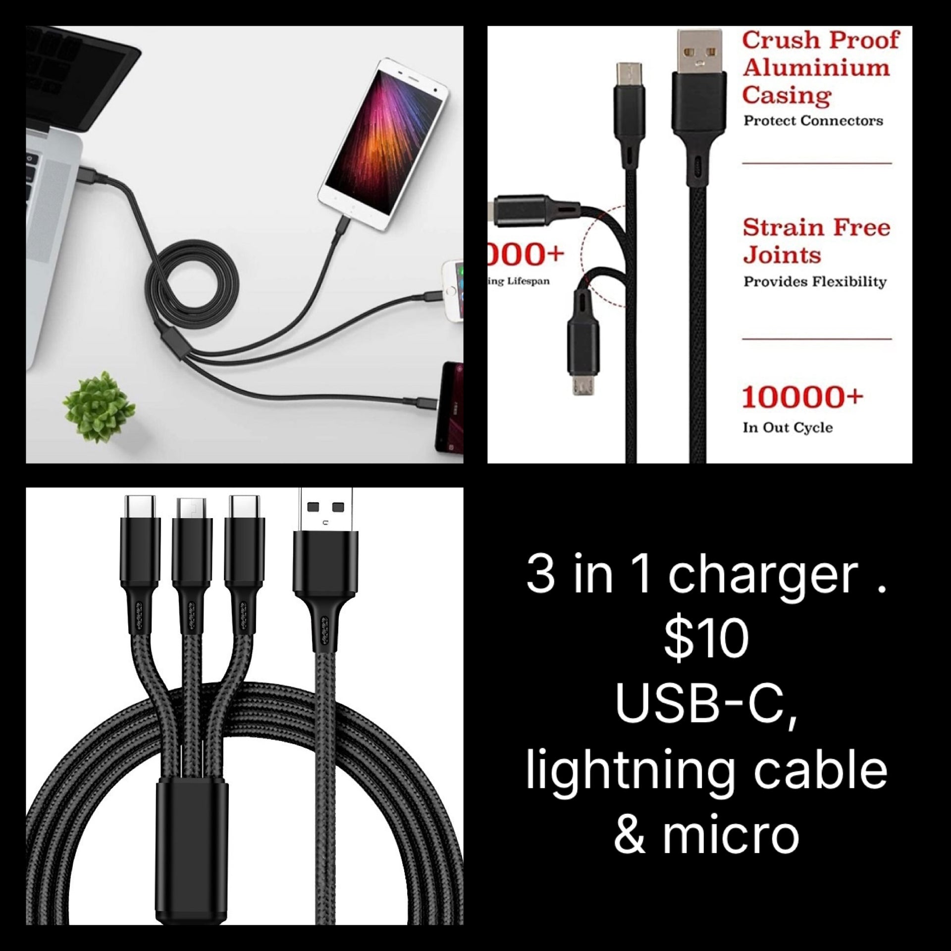 3 in 1 charger