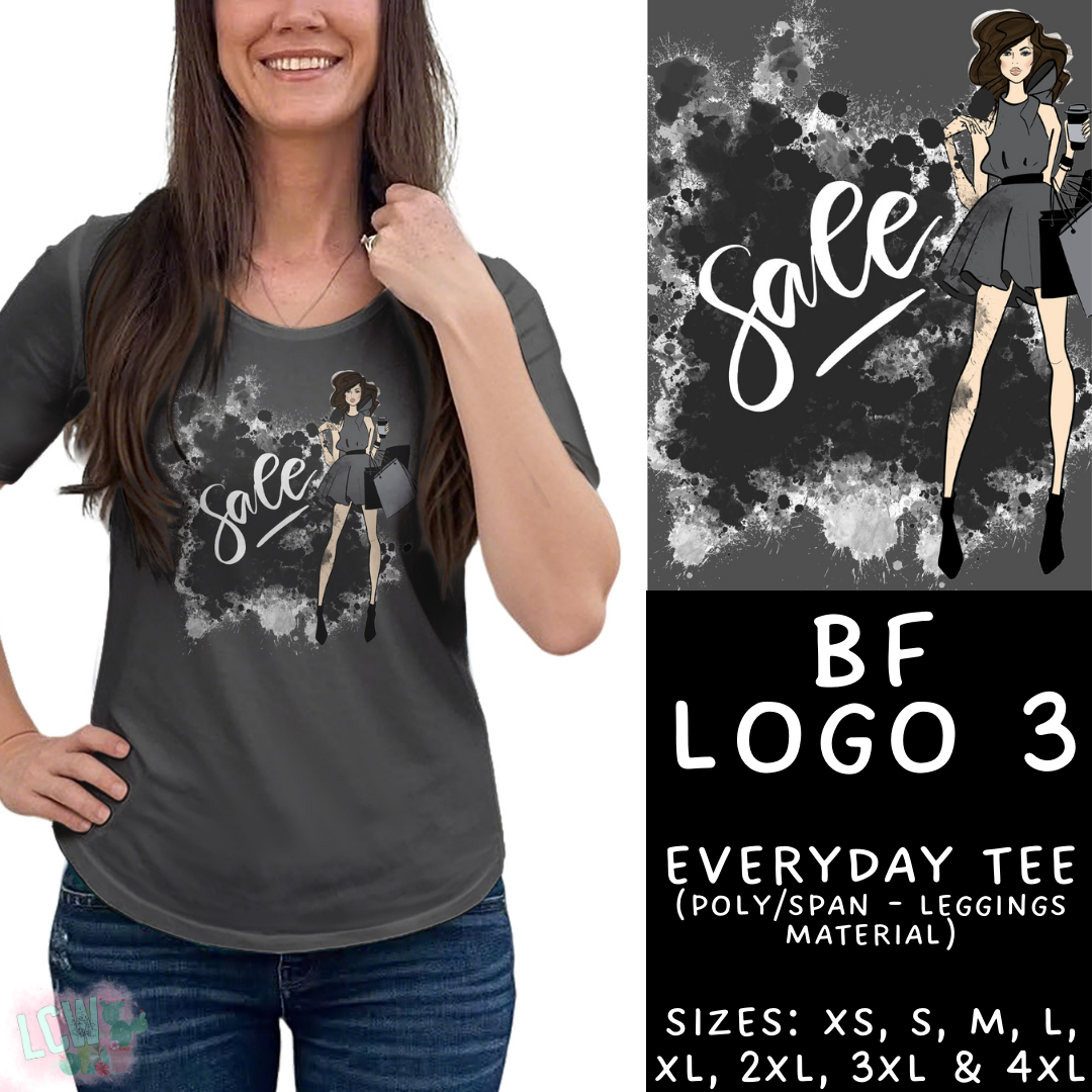 Batch #417 - Black Friday 2 - Closes 9/22 - ETA early/mid Nov - BF Logo 3 Everyday Tee