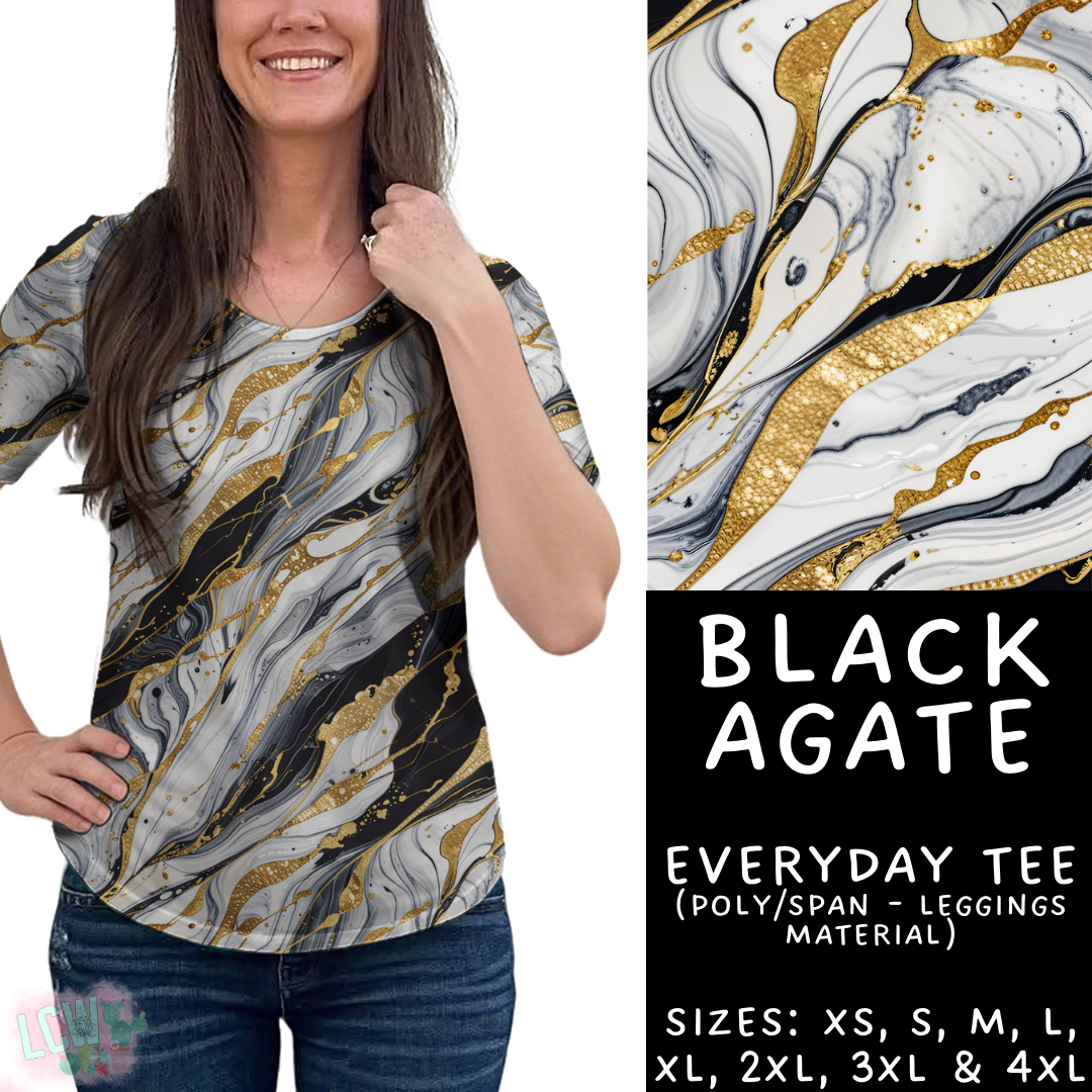 Batch #417 - Black Friday 2 - Closes 9/22 - ETA early/mid Nov - Black Agate Everyday Tee