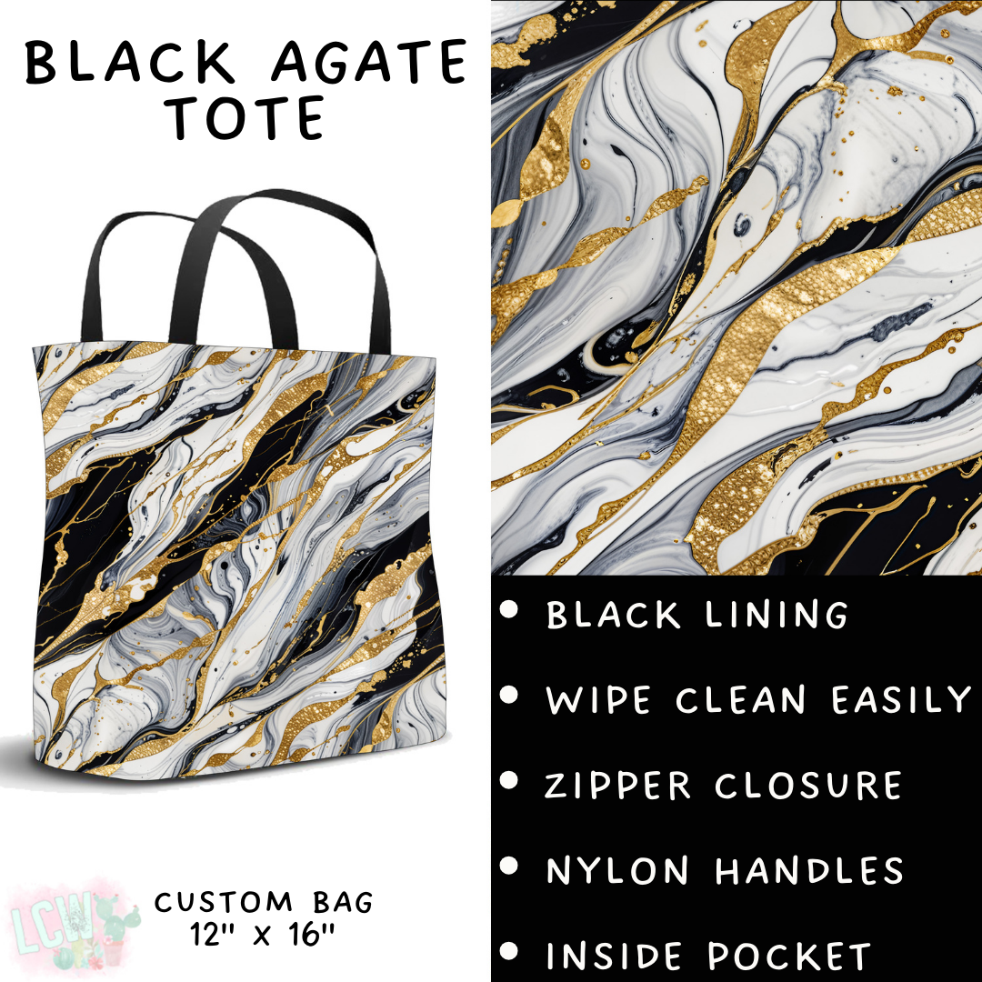 Batch #417 - Black Friday 2 - Closes 9/22 - ETA early/mid Nov - Black Agate Tote