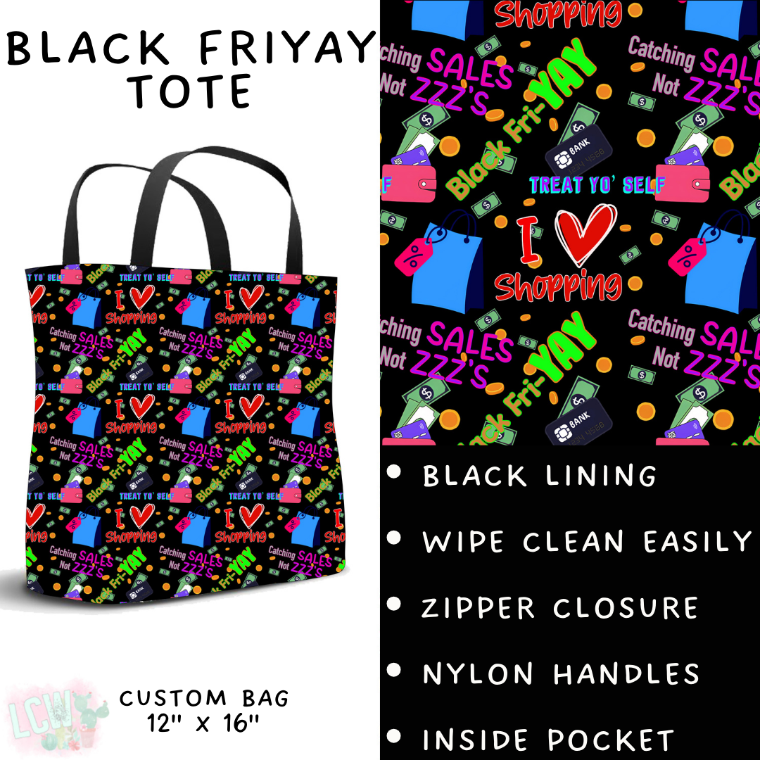 Batch #417 - Black Friday 2 - Closes 9/22 - ETA early/mid Nov - Black Friyay Tote