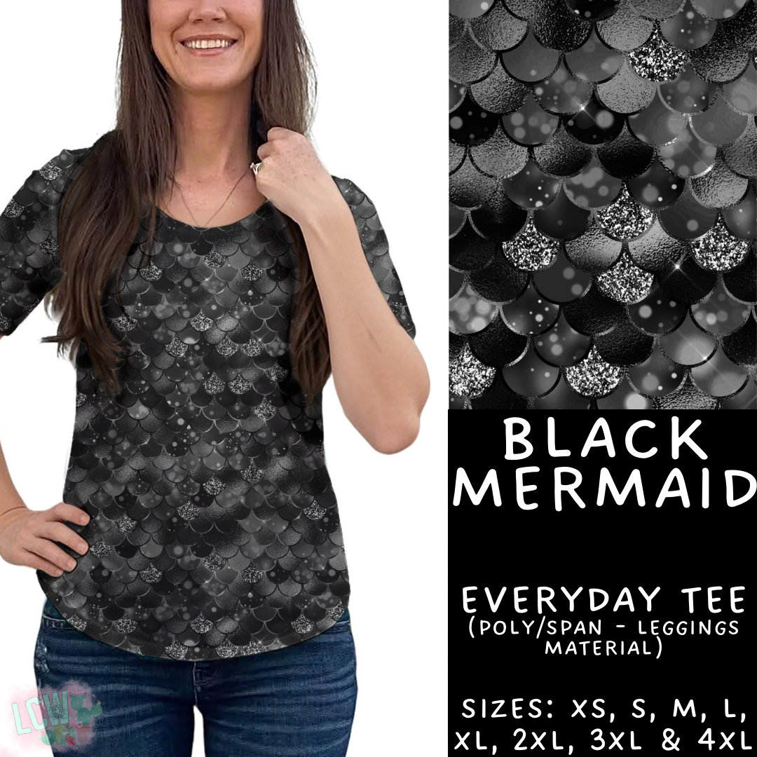 Batch #417 - Black Friday 2 - Closes 9/22 - ETA early/mid Nov - Black Mermaid Everyday Tee