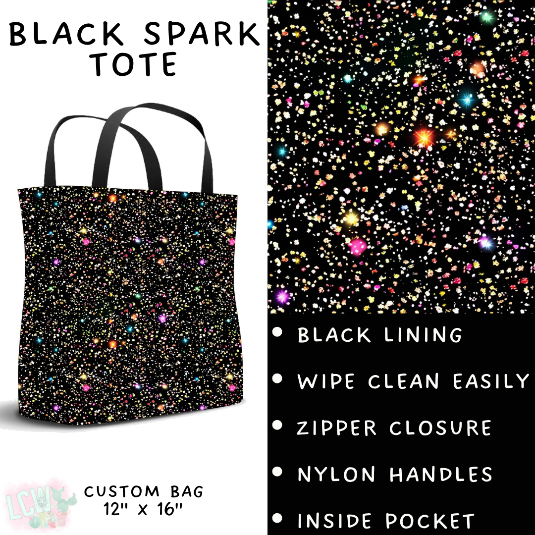 Batch #417 - Black Friday 2 - Closes 9/22 - ETA early/mid Nov - Black Spark Tote