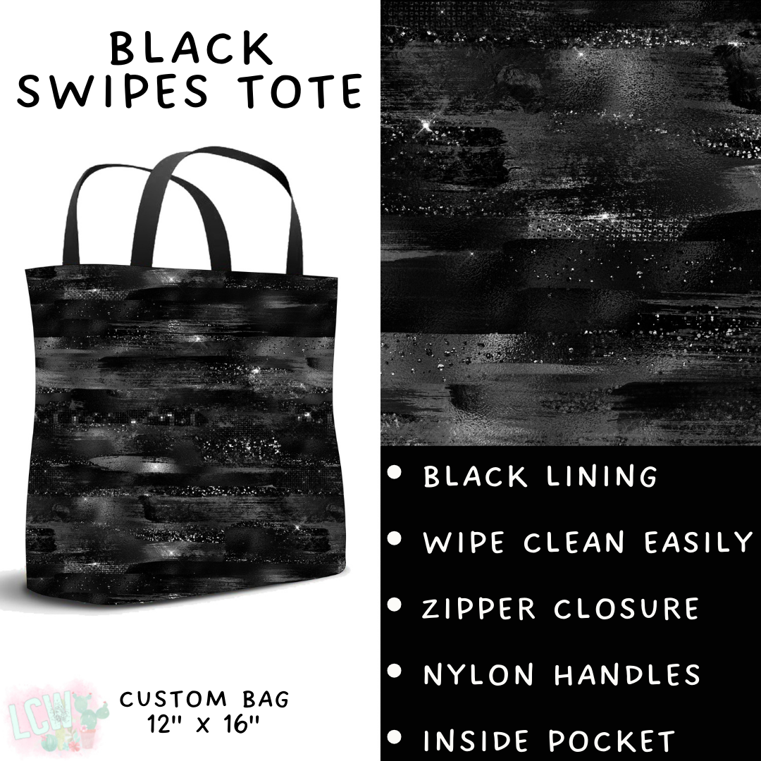 Batch #417 - Black Friday 2 - Closes 9/22 - ETA early/mid Nov - Black Swipes Tote