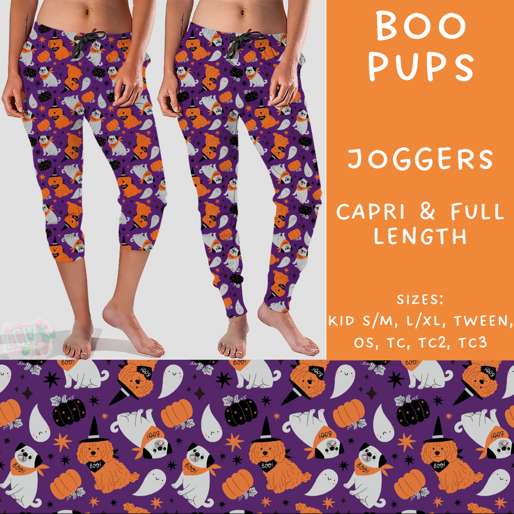Ready To Ship - Boo Pups Full Joggers - TC
