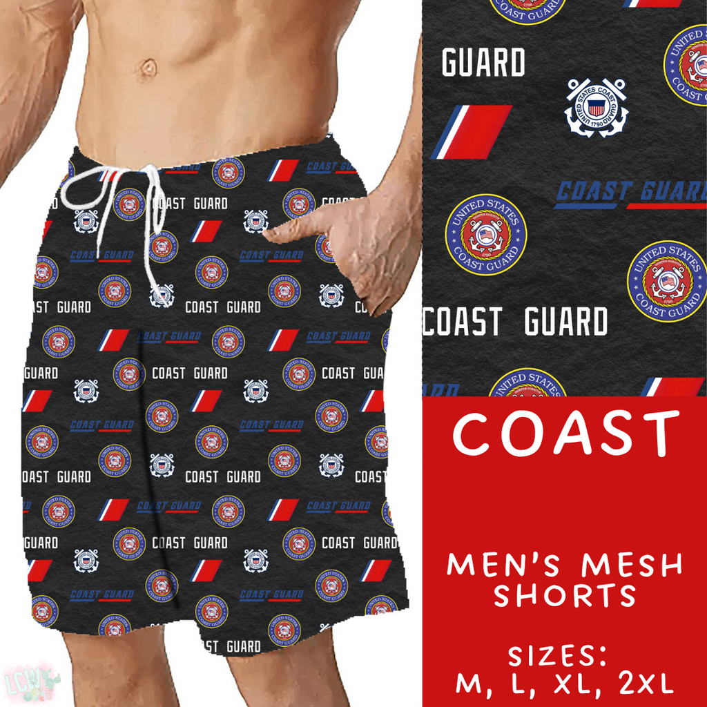 Batch #414 - Military 2 Collection - Closes 9/17 - ETA early Nov - Coast Men's Shorts