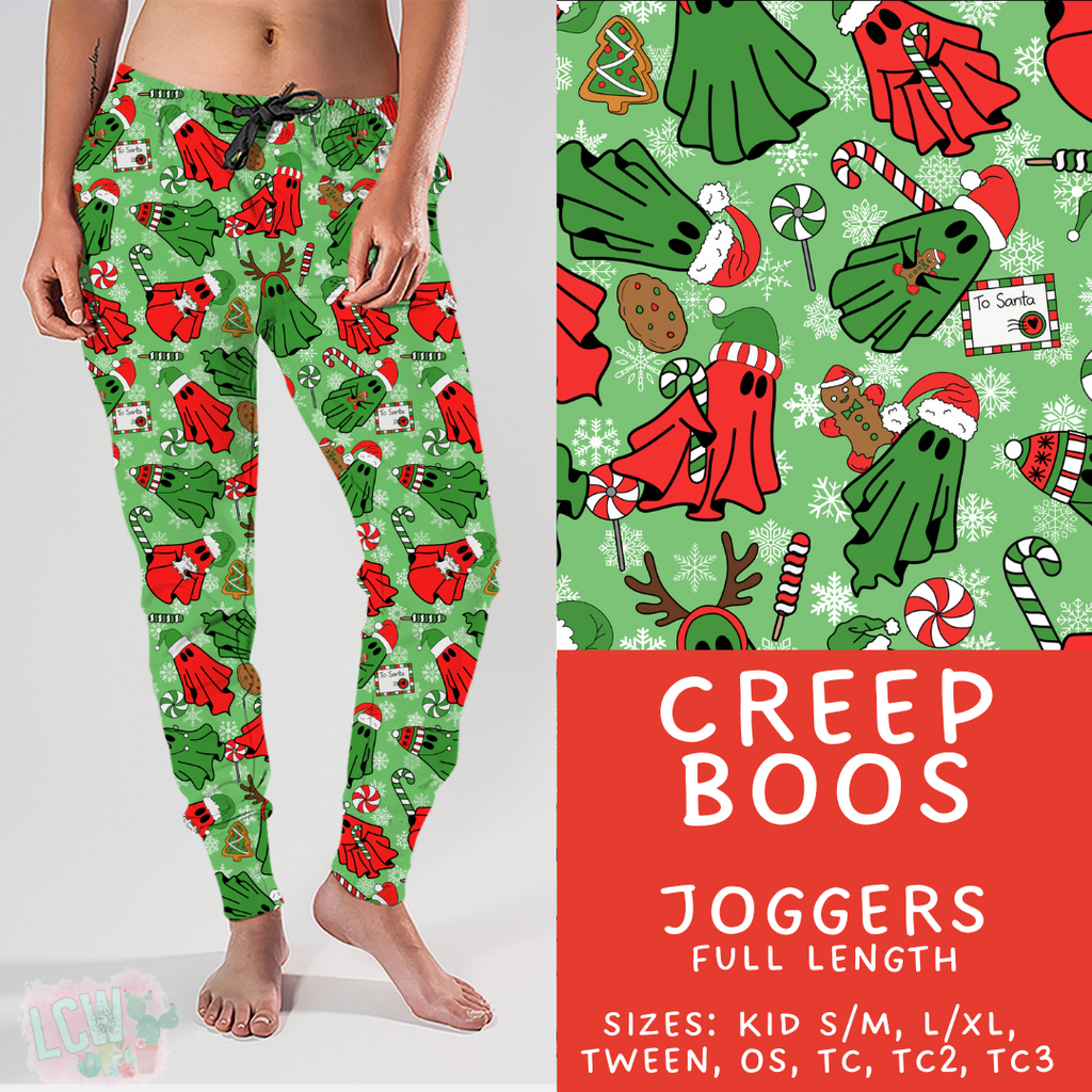 Batch #413 - Merry Creepmas 2 - Closes 9/15 - ETA early November - Creep Boos Joggers