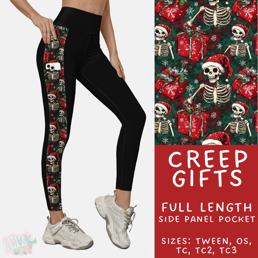 Batch #413 - Merry Creepmas 2 - Closes 9/15 - ETA early November - Creep Gifts Side Panel Pocket Leggings