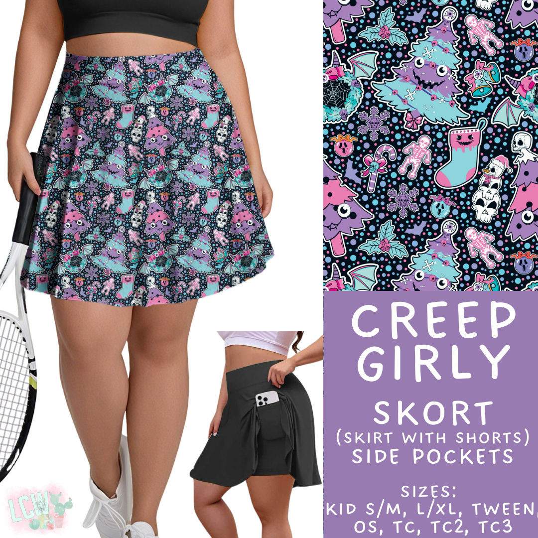 Batch #413 - Merry Creepmas 2 - Closes 9/15 - ETA early November - Creep Girly Skort