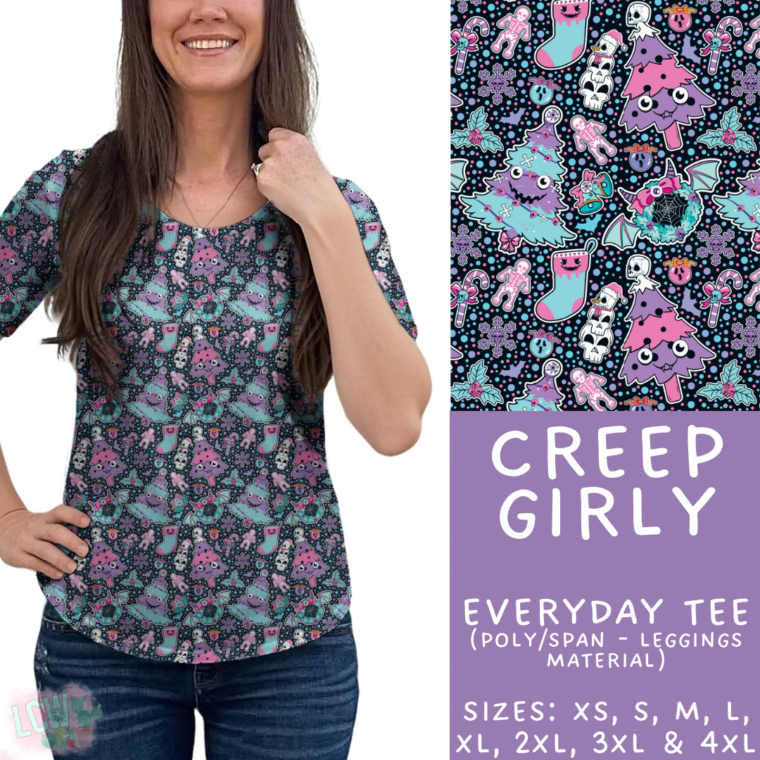Batch #413 - Merry Creepmas 2 - Closes 9/15 - ETA early November - Creep Girly Everyday Tee