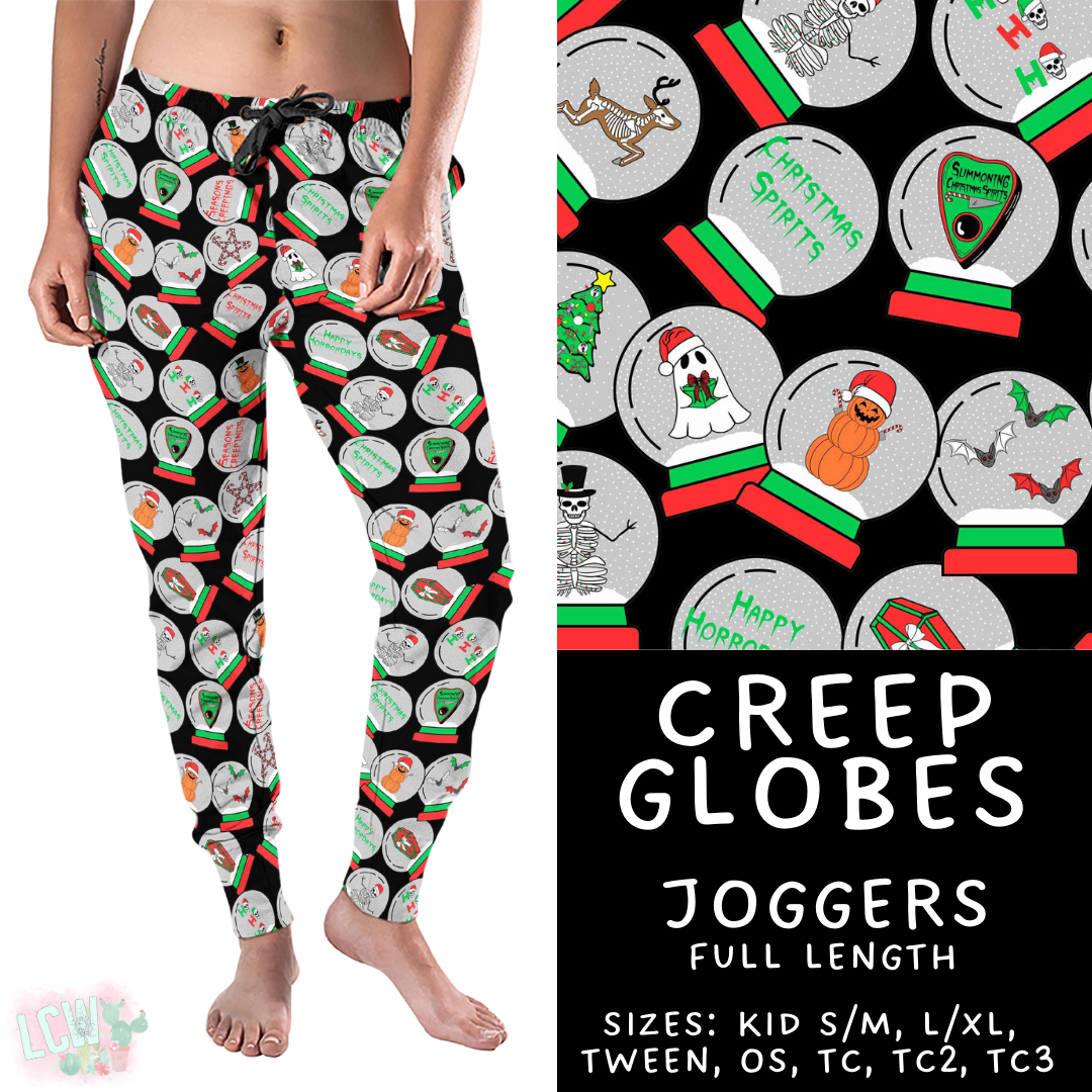 Batch #413 - Merry Creepmas 2 - Closes 9/15 - ETA early November - Creep Globes Joggers
