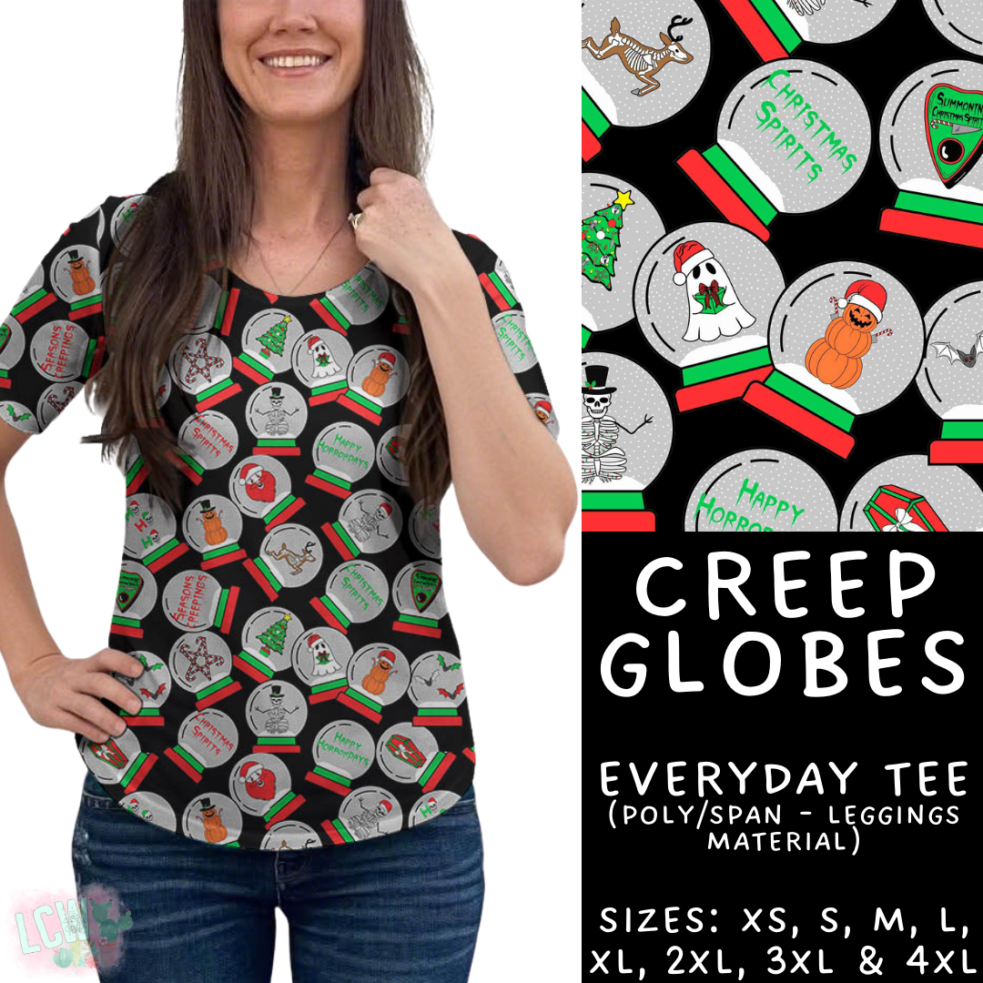 Batch #413 - Merry Creepmas 2 - Closes 9/15 - ETA early November - Creep Globes Everyday Tee