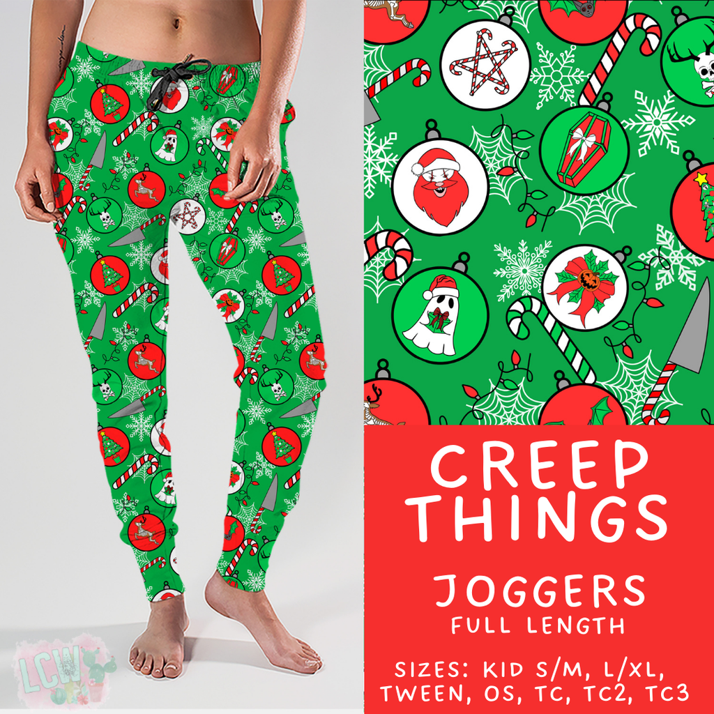 Batch #413 - Merry Creepmas 2 - Closes 9/15 - ETA early November - Creep Things Joggers