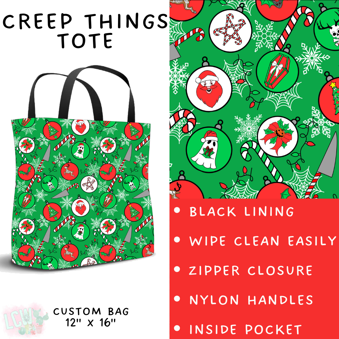 Batch #413 - Merry Creepmas 2 - Closes 9/15 - ETA early November - Creep Things Tote
