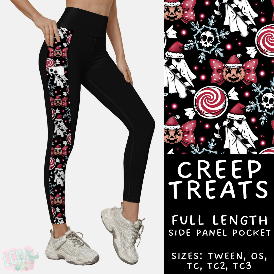 Batch #413 - Merry Creepmas 2 - Closes 9/15 - ETA early November - Creep Treats Side Panel Pocket Leggings