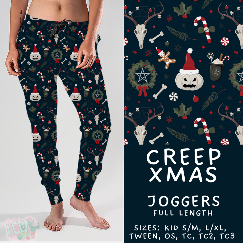 Batch #413 - Merry Creepmas 2 - Closes 9/15 - ETA early November - Creep Xmas Joggers