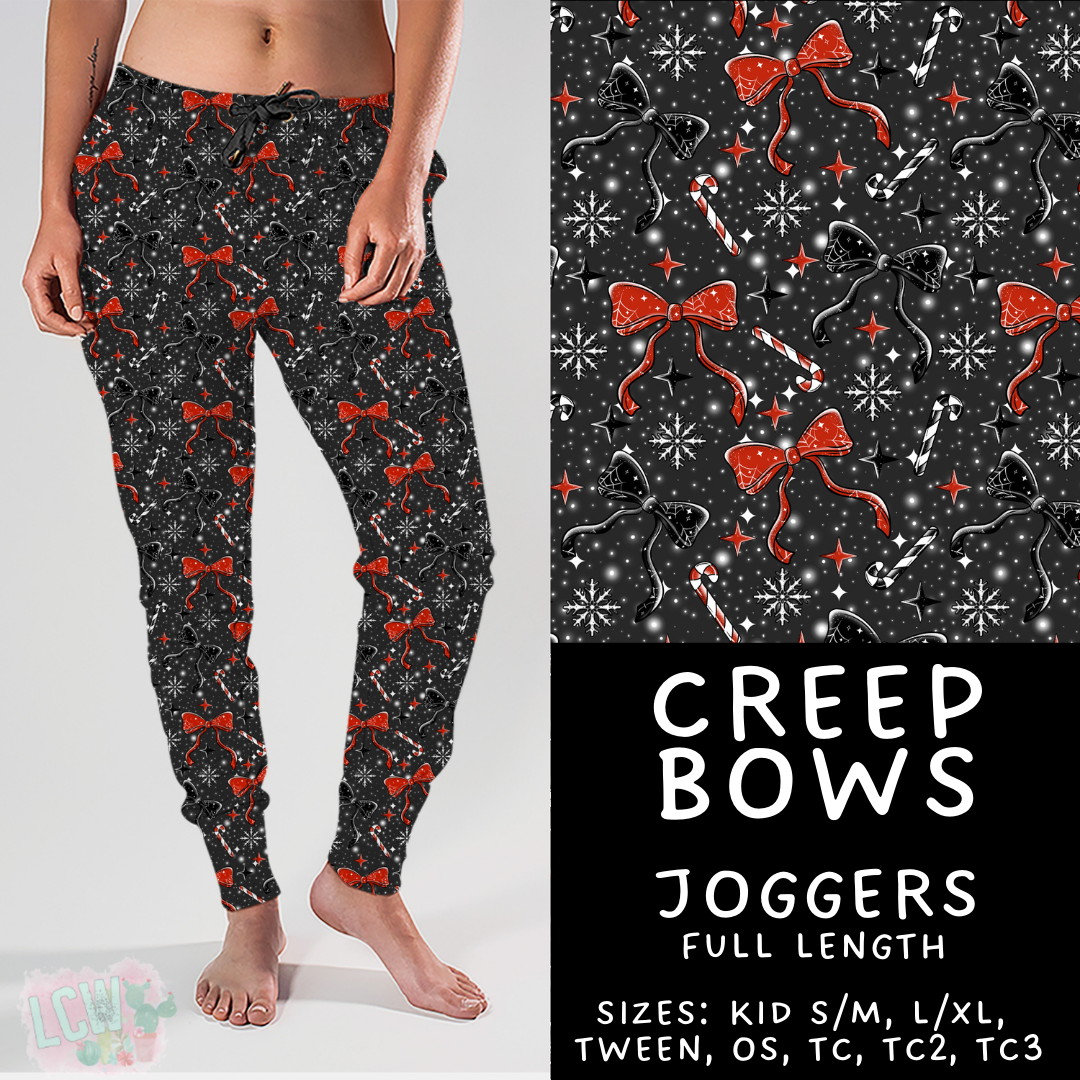 Batch #413 - Merry Creepmas 2 - Closes 9/15 - ETA early November - Creep Bows Joggers