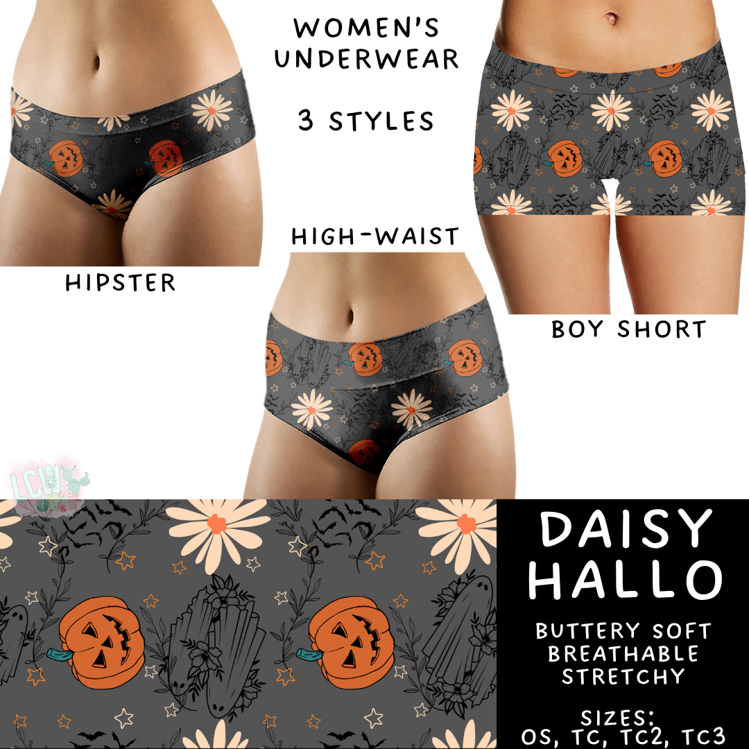 Ready To Ship - Daisy Hallo Women's Underwear - Hipster OS