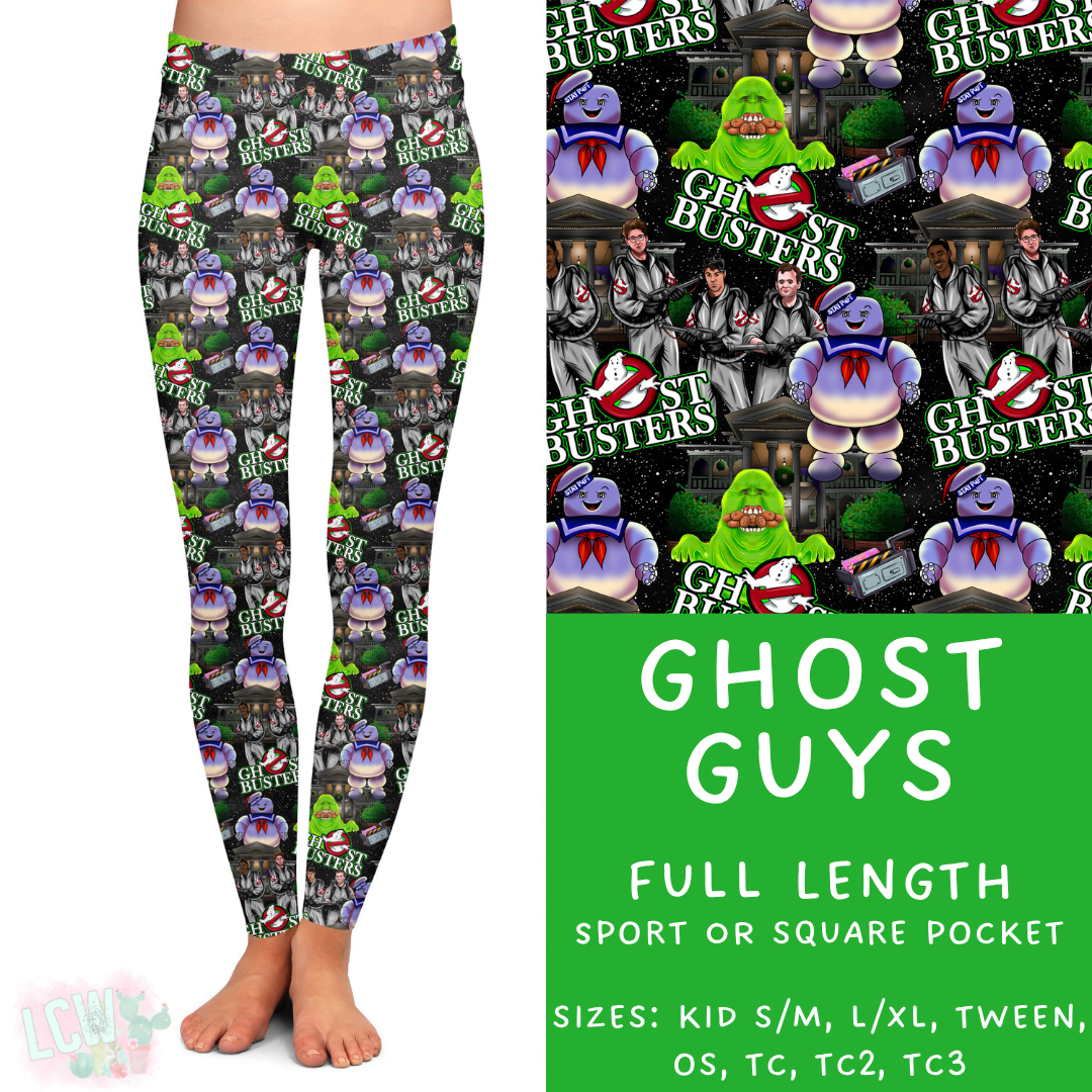 In Production - Batch #386 - Ghost Guys Full Length Leggings - Sport Pocket TC
