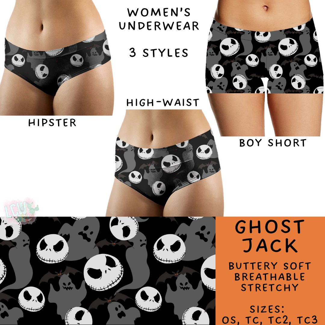 Ready To Ship - Ghost Jack Women's Underwear - Hipster TC