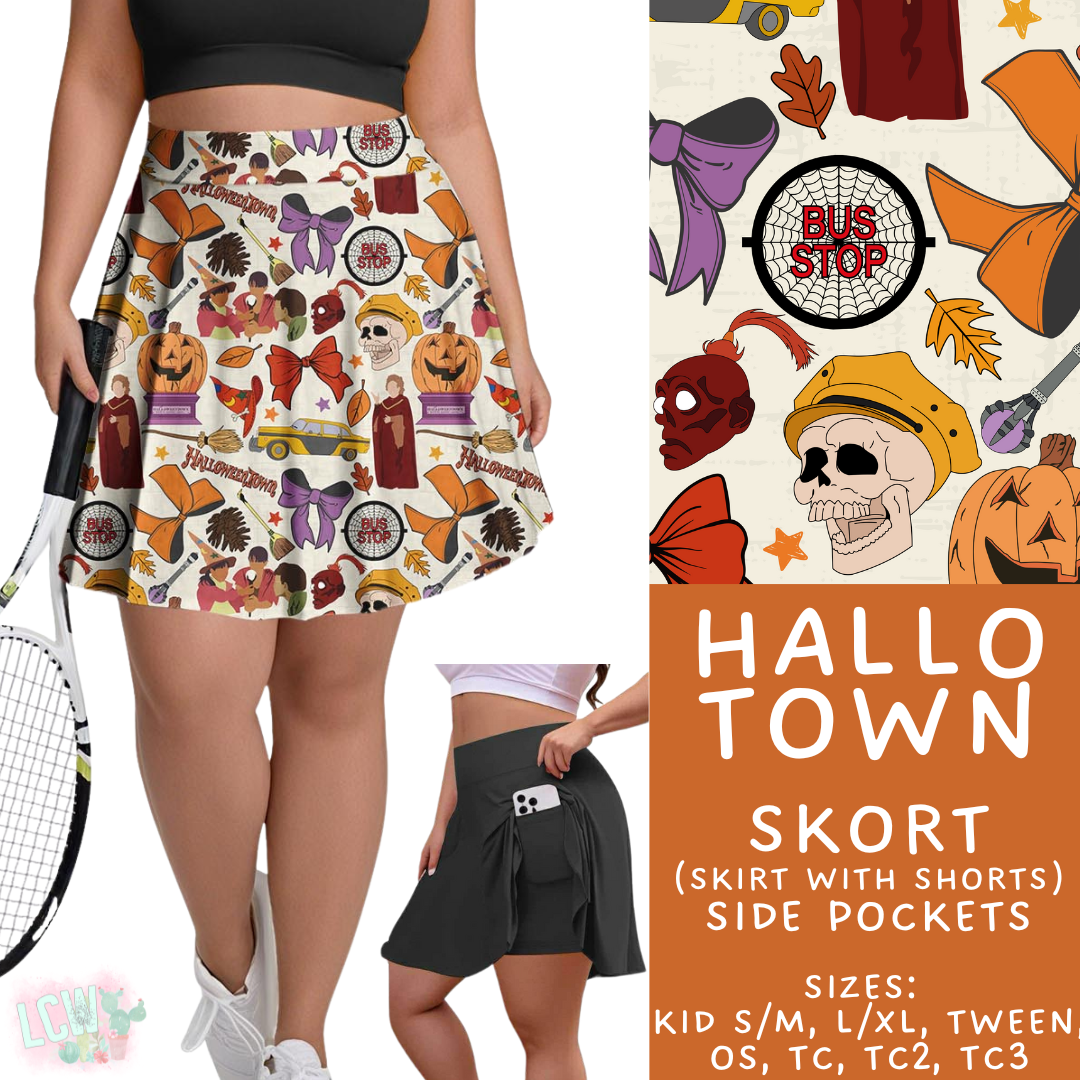 Batch #411 - July Request Run - Closes 9/11 - ETA late October -  Hallo Town Skort