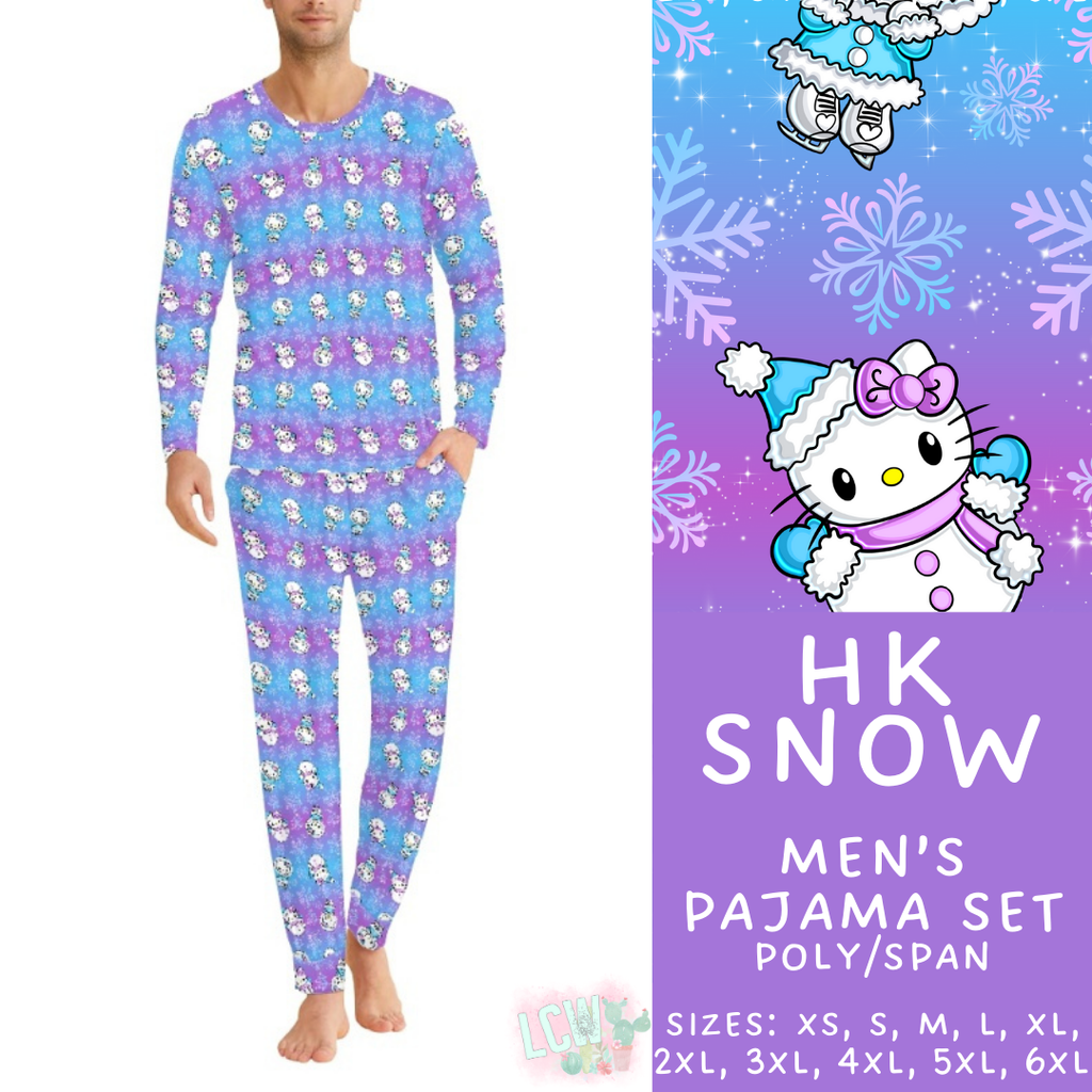 Batch #412 - Christmas Family Pajamas 2 - Closes 9/12 - ETA late October - HK Snow Men's Pajama Set