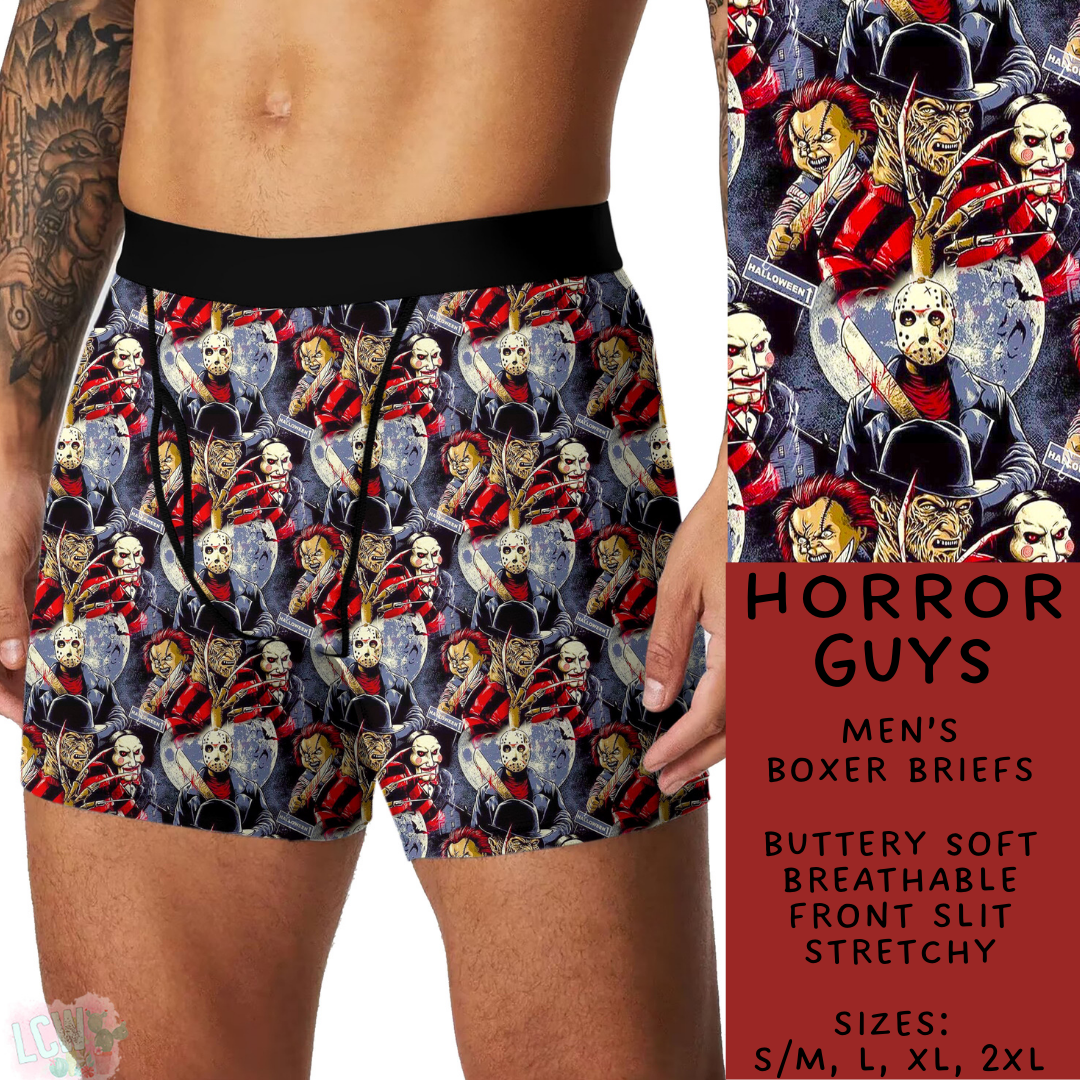 Ready To Ship - Horror Guys Men's Boxer Briefs - L & XL