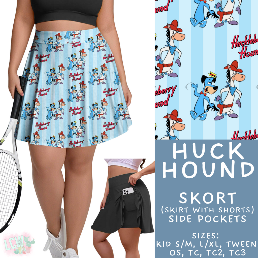 Batch #411 - July Request Run - Closes 9/11 - ETA late October - Huck Hound Skort