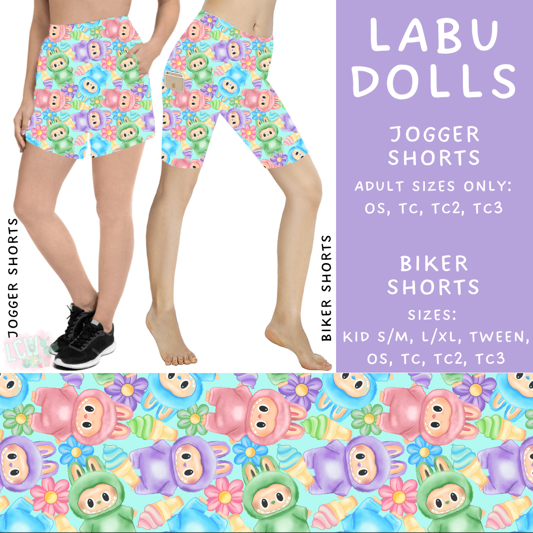 Ready To Ship - Labu Dolls Jogger Shorts - OS