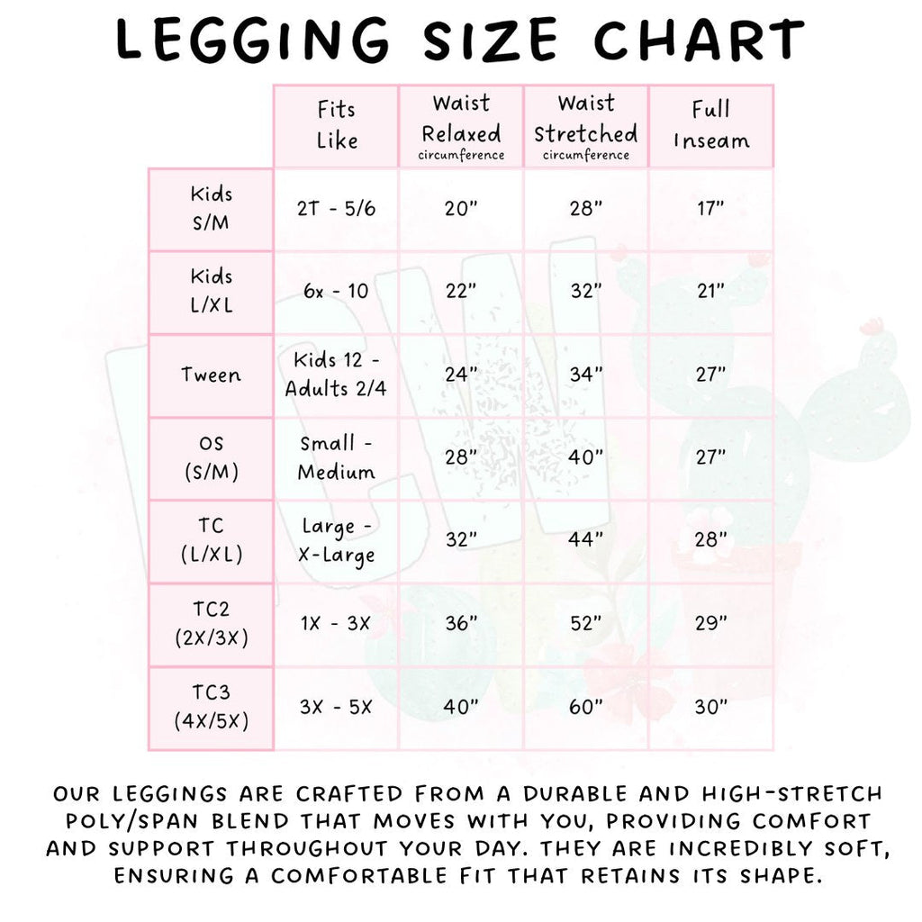 Ready To Ship - Rainbow Chenille Full and Capri Length Leggings