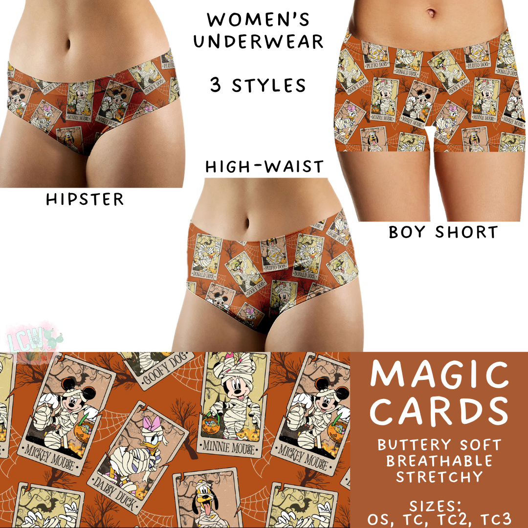 Ready To Ship - Magic Cards Women's Underwear - Boy Short TC