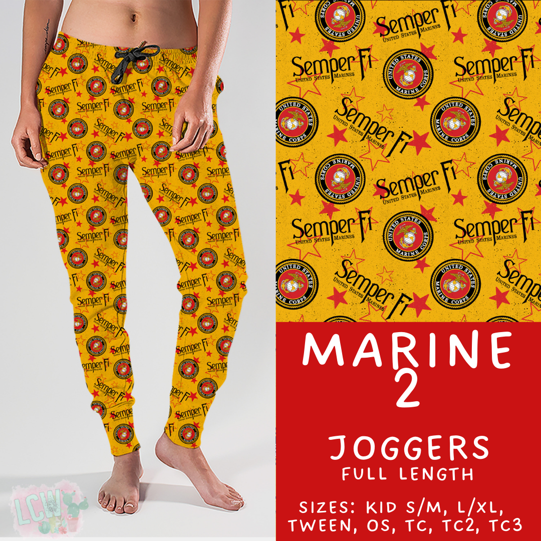 Batch #414 - Military 2 Collection - Closes 9/17 - ETA early Nov - Marine 2 Joggers