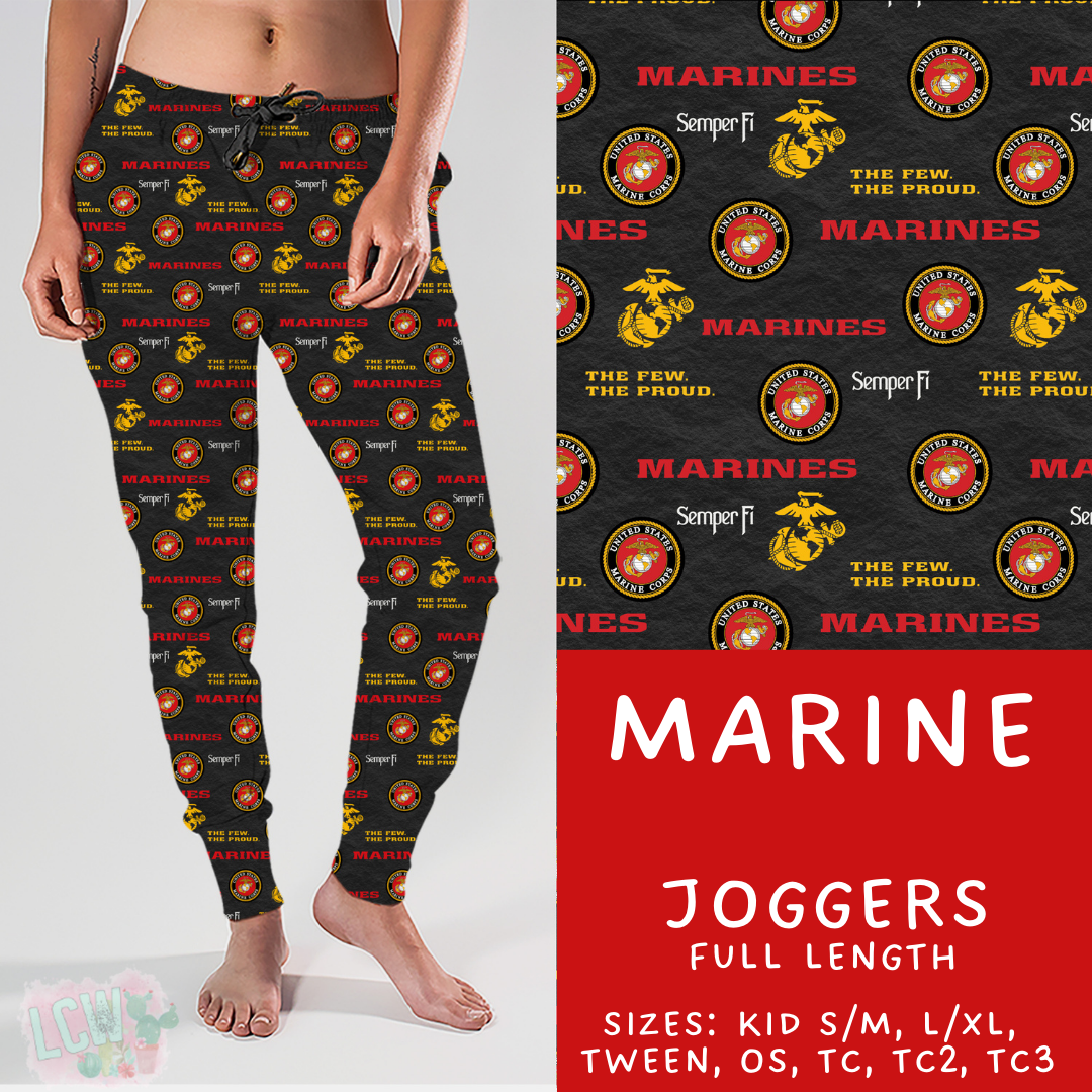 Batch #414 - Military 2 Collection - Closes 9/17 - ETA early Nov - Marine Joggers