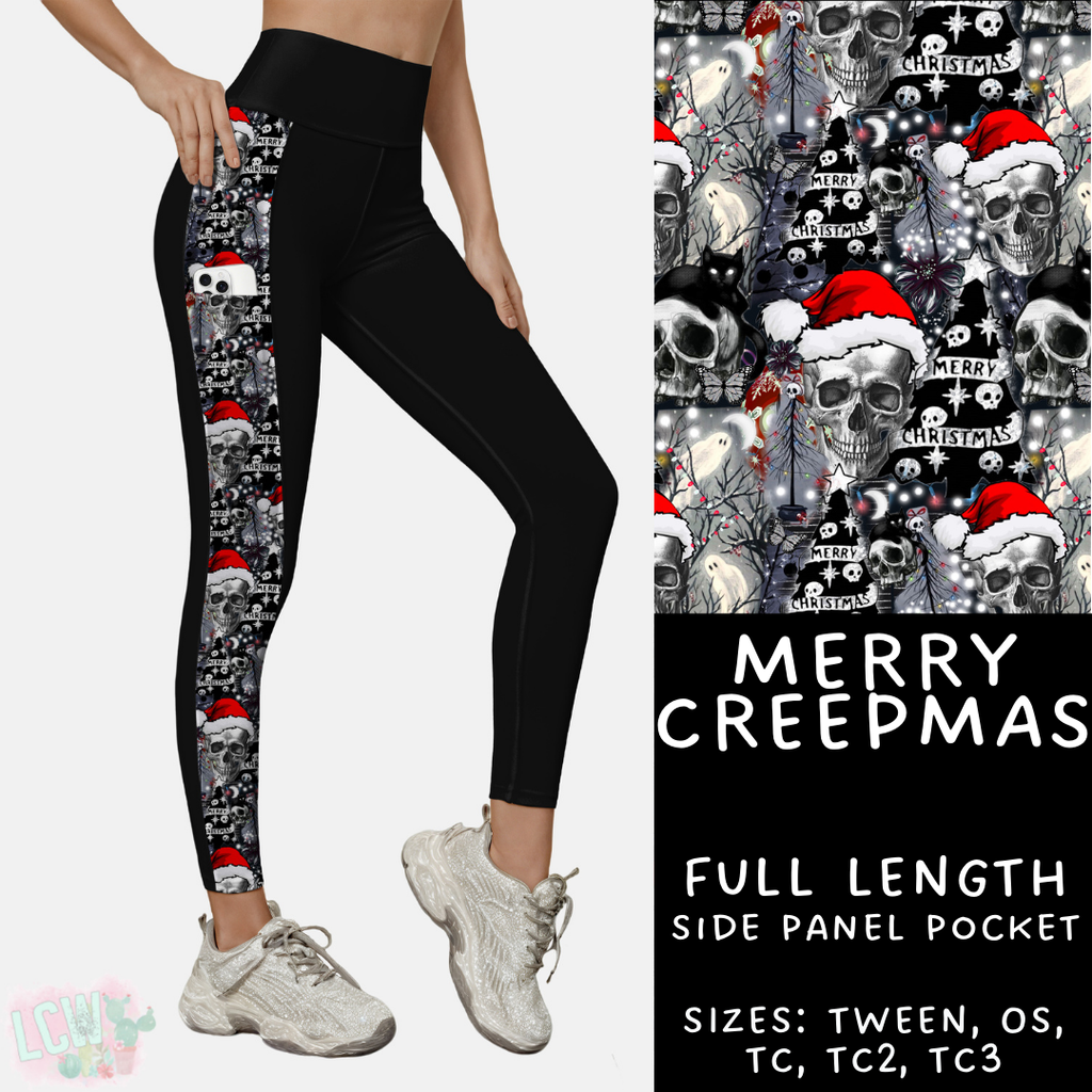 Batch #413 - Merry Creepmas 2 - Closes 9/15 - ETA early November - Merry Creepmas Side Panel Pocket Leggings
