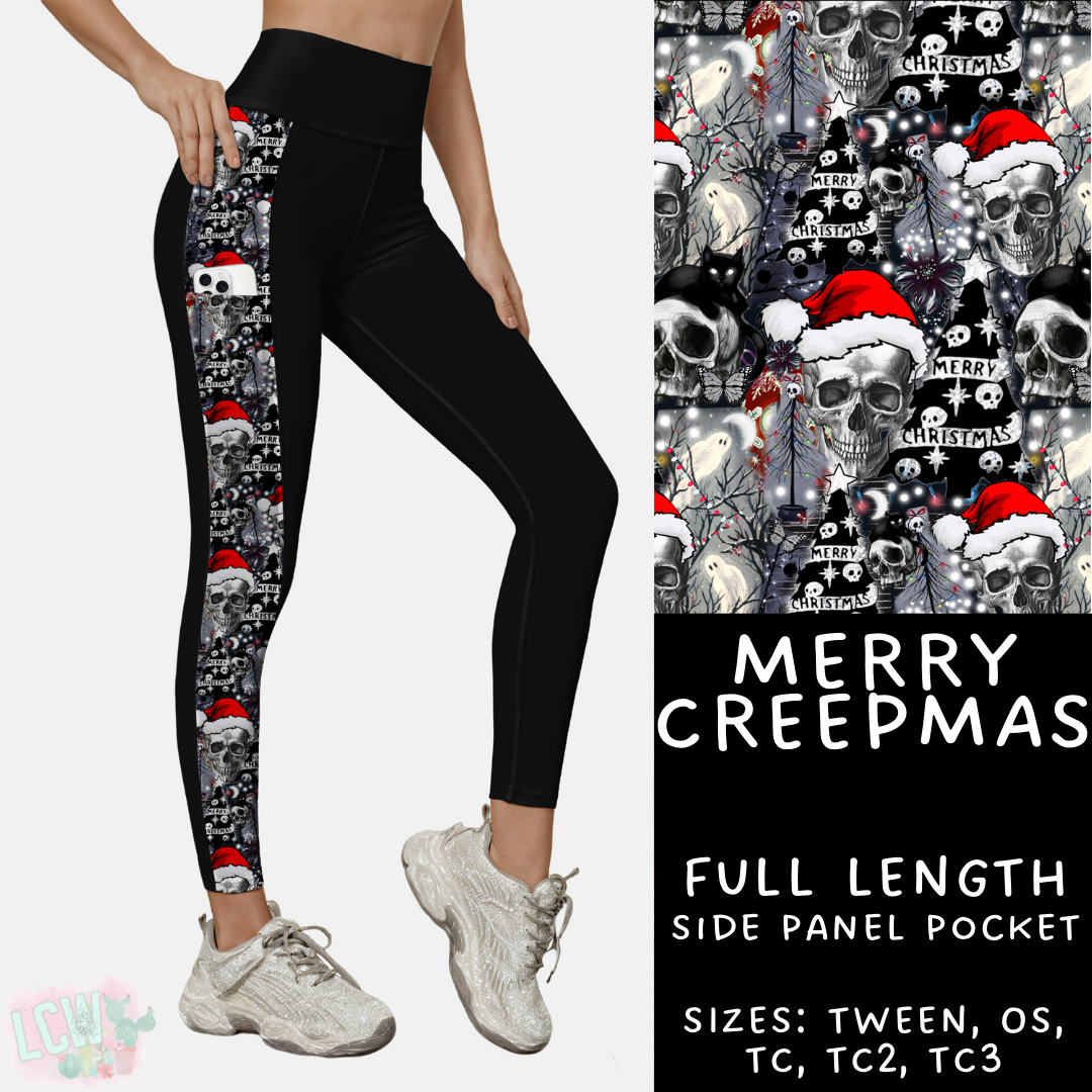 Batch #413 - Merry Creepmas 2 - Closes 9/15 - ETA early November - Merry Creepmas Side Panel Pocket Leggings