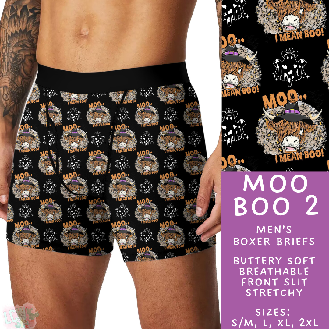 Ready To Ship - Moo Boo 2 Men's Boxer Briefs - S/M