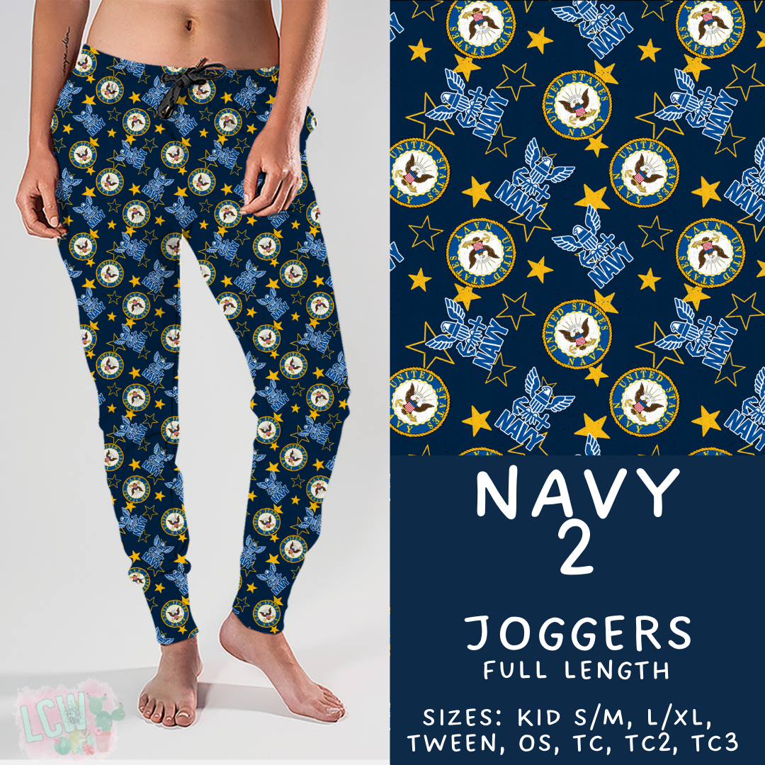 Batch #414 - Military 2 Collection - Closes 9/17 - ETA early Nov - Navy 2 Joggers