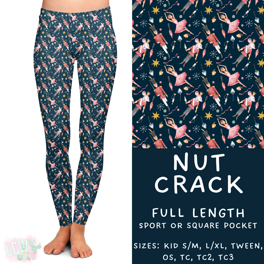Ready to Ship - Nut Crack Full Length Leggings - Sport Pocket TC