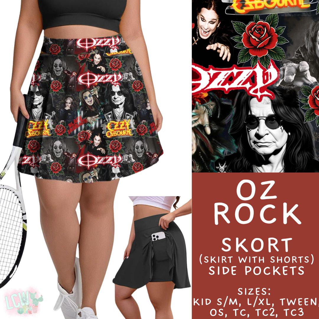 Batch #411 - July Request Run - Closes 9/11 - ETA late October - Oz Rock Skort