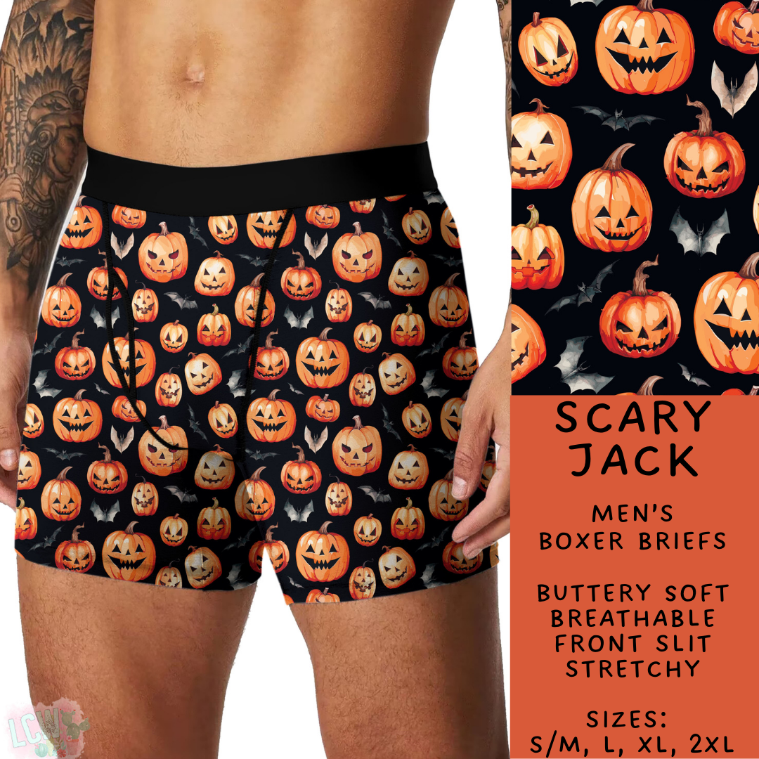 Ready To Ship - Scary Jack Men's Boxer Briefs - L