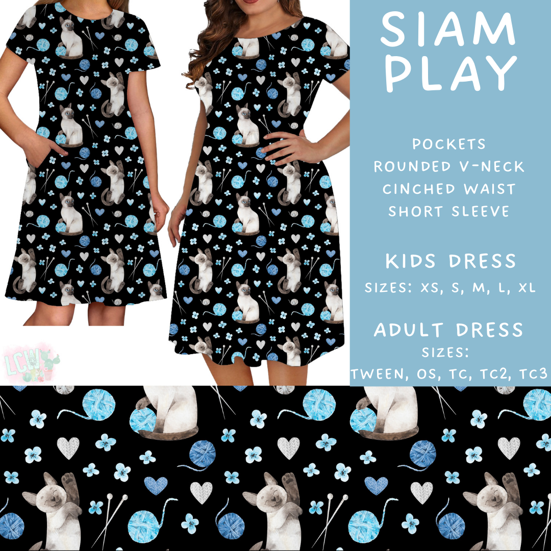 Batch #411 - July Request Run - Closes 9/11 - ETA late October - Siam Play Womens & Girls Dresses