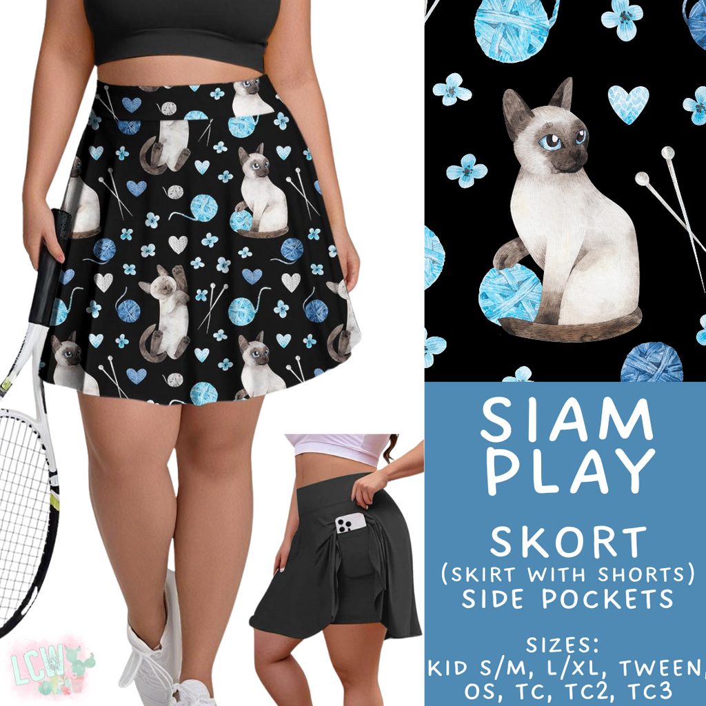 Batch #411 - July Request Run - Closes 9/11 - ETA late October - Siam Play Skort