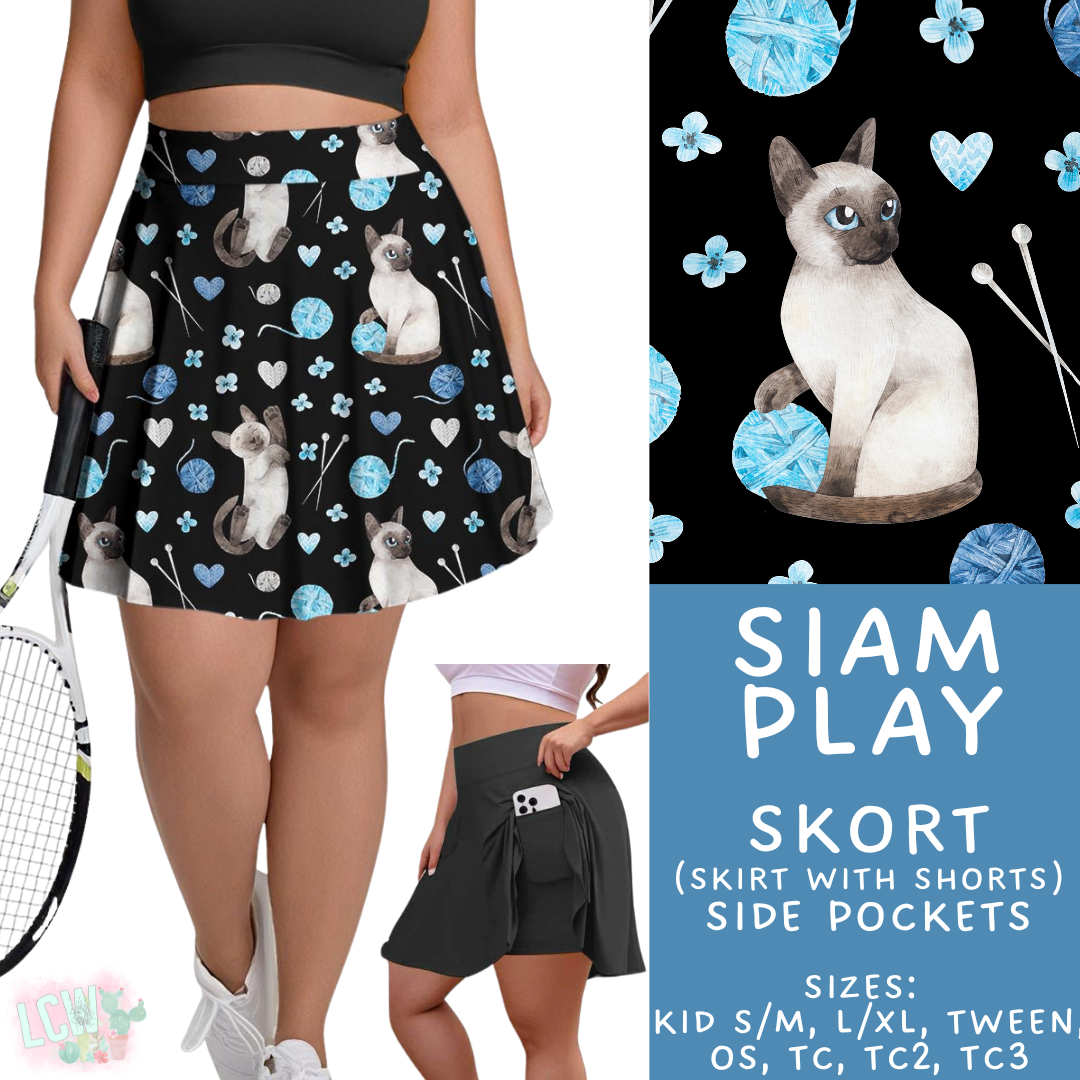 Batch #411 - July Request Run - Closes 9/11 - ETA late October - Siam Play Skort