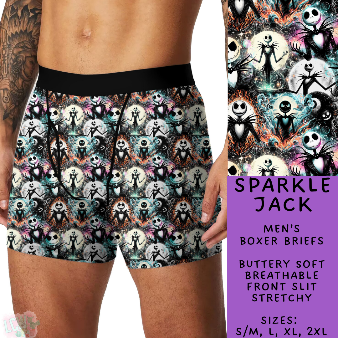 Ready To Ship - Sparkle Jack Men's Boxer Briefs - XL
