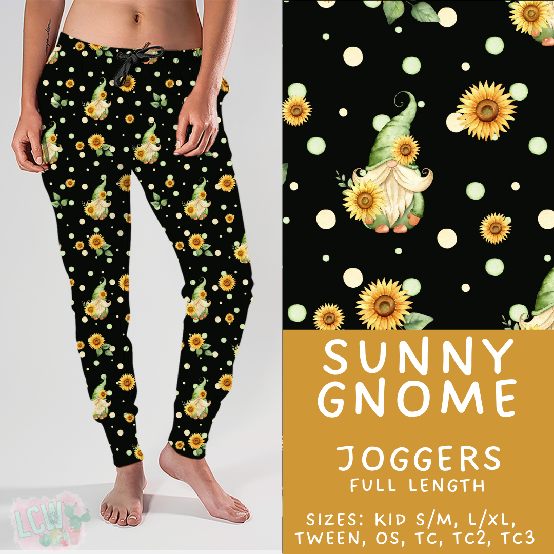 Batch #411 - July Request Run - Closes 9/11 - ETA late October - Sunny Gnome Joggers